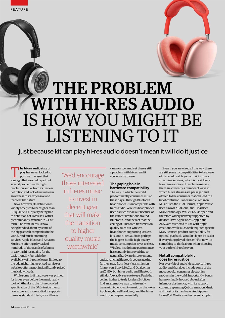 What HiFi Preview Pages