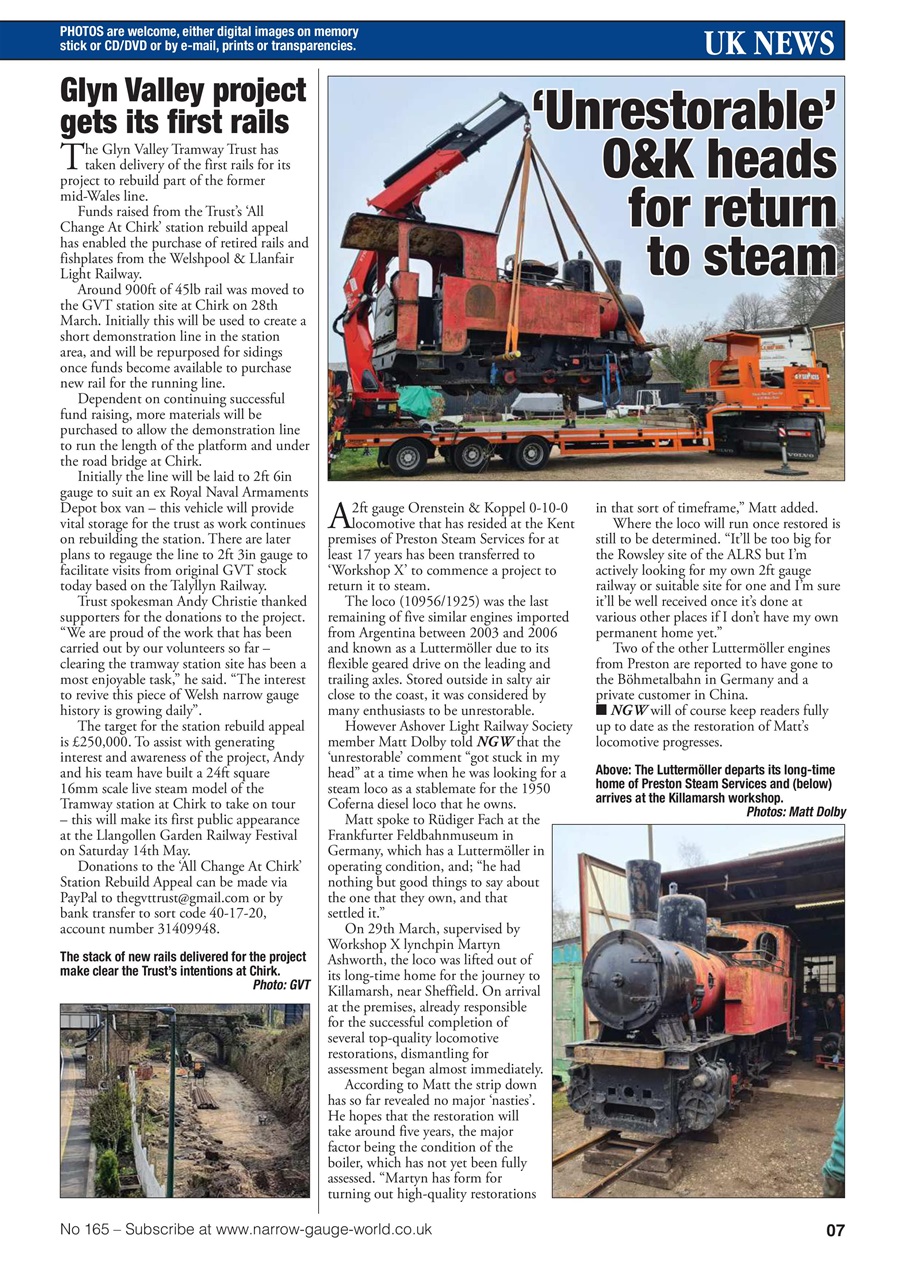 Narrow Gauge World Preview Pages