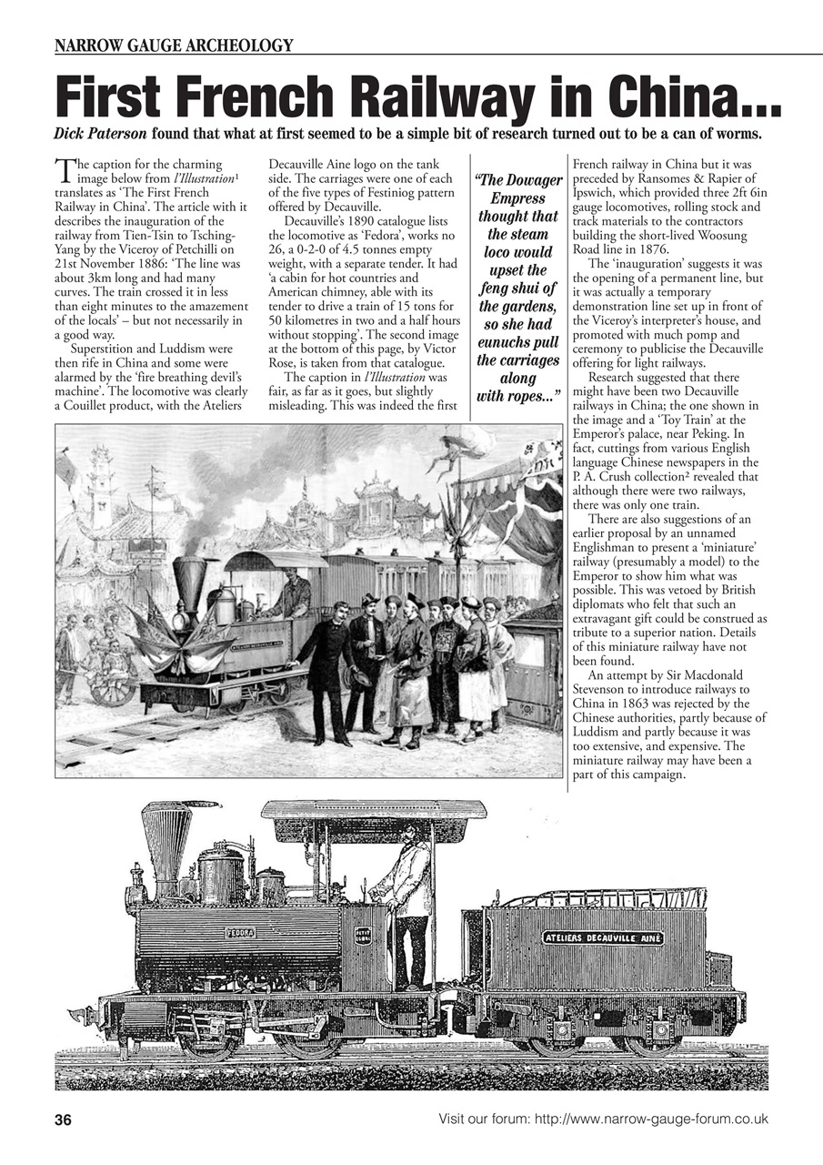 Narrow Gauge World Preview Pages