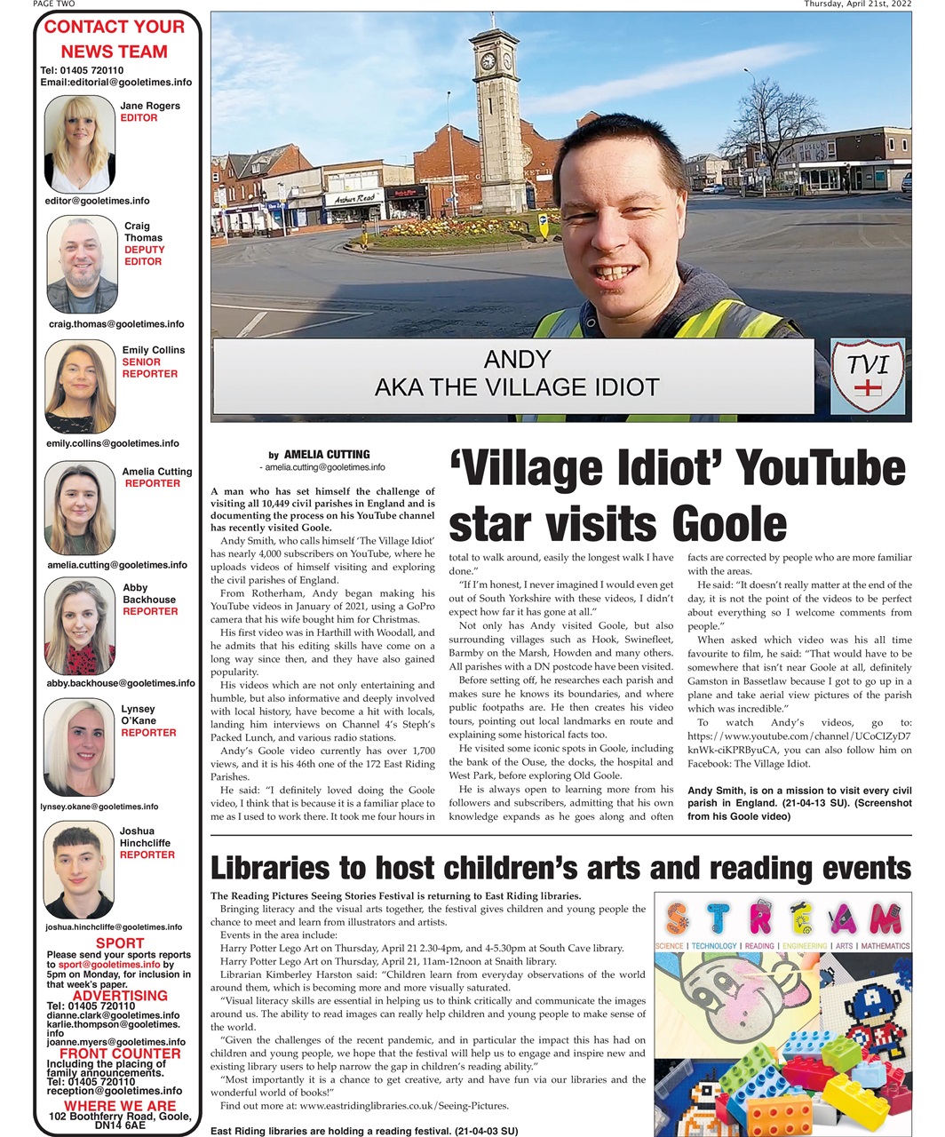 Goole Times Preview Pages