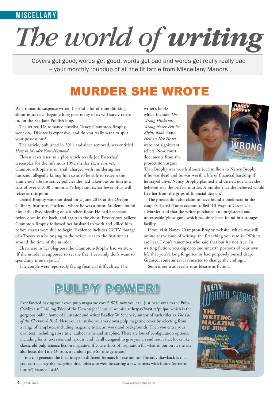 Writing Magazine Preview Pages