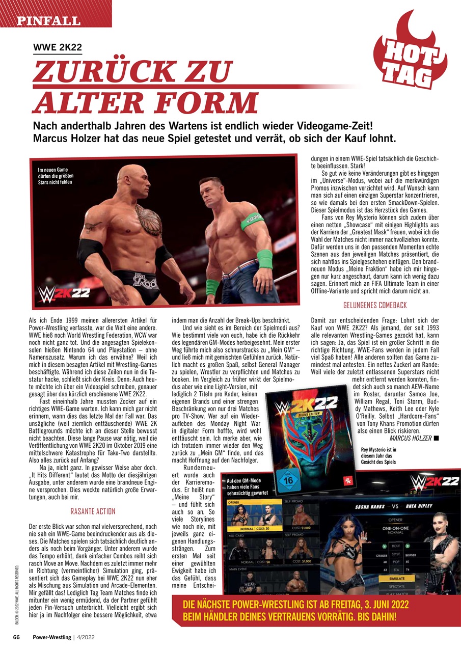 Power-Wrestling Preview Pages