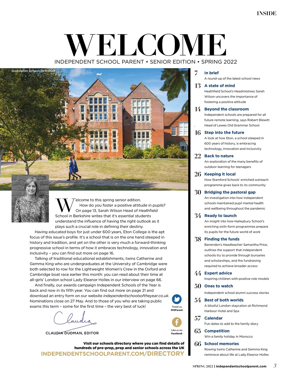 Independent School Parent Preview Pages