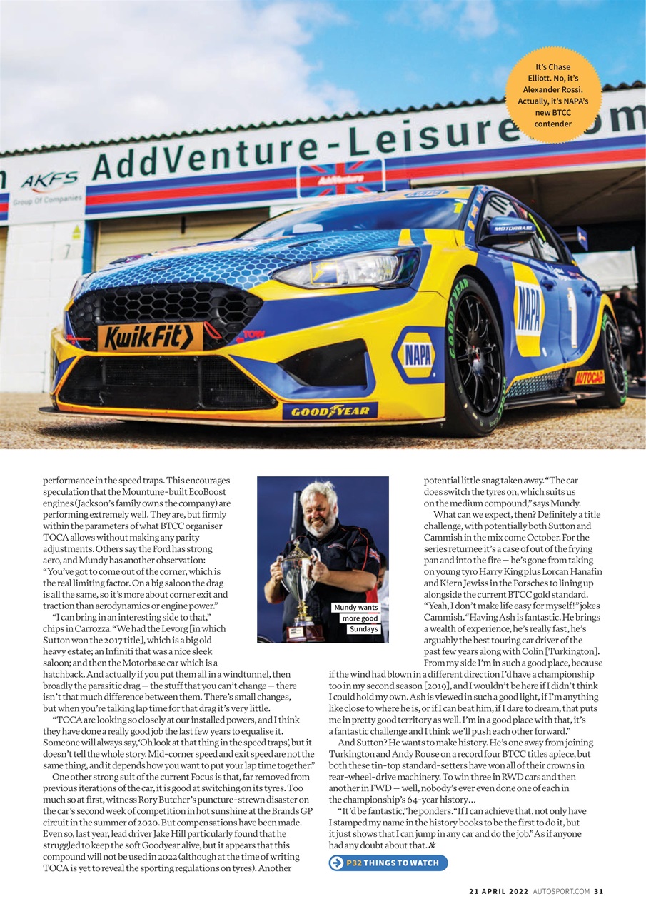 Autosport Preview Pages