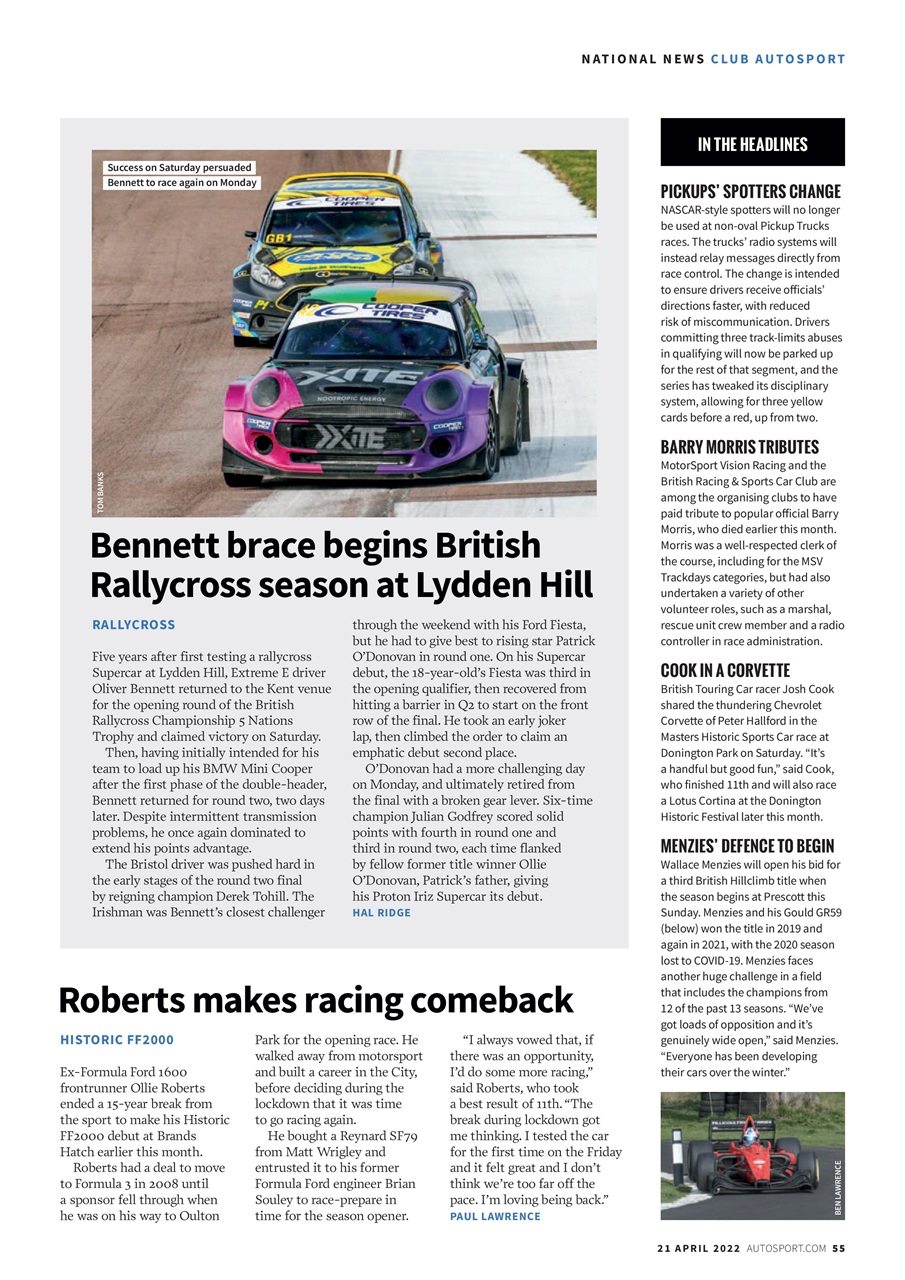 Autosport Preview Pages