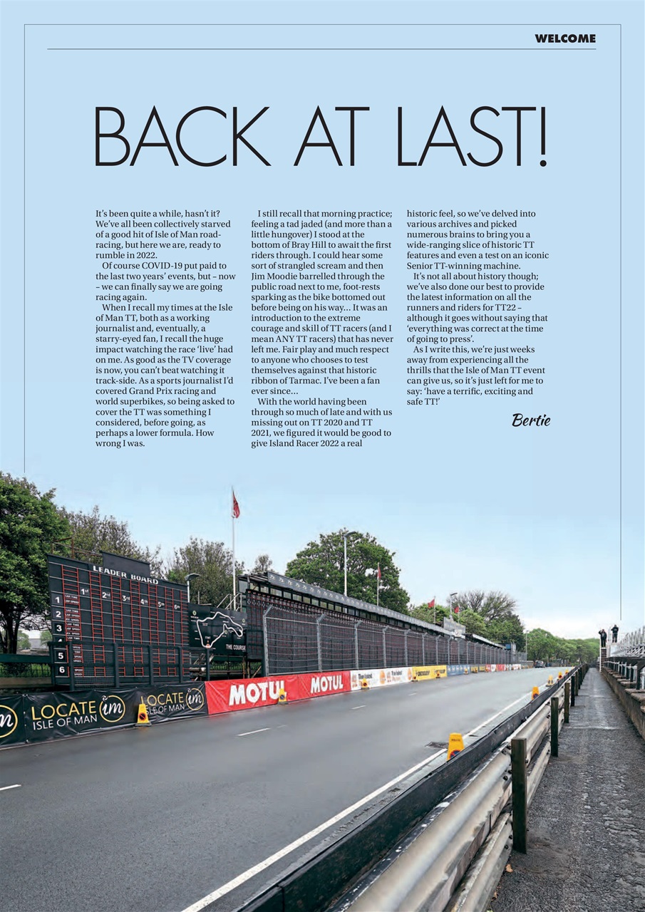 Island Racer Preview Pages