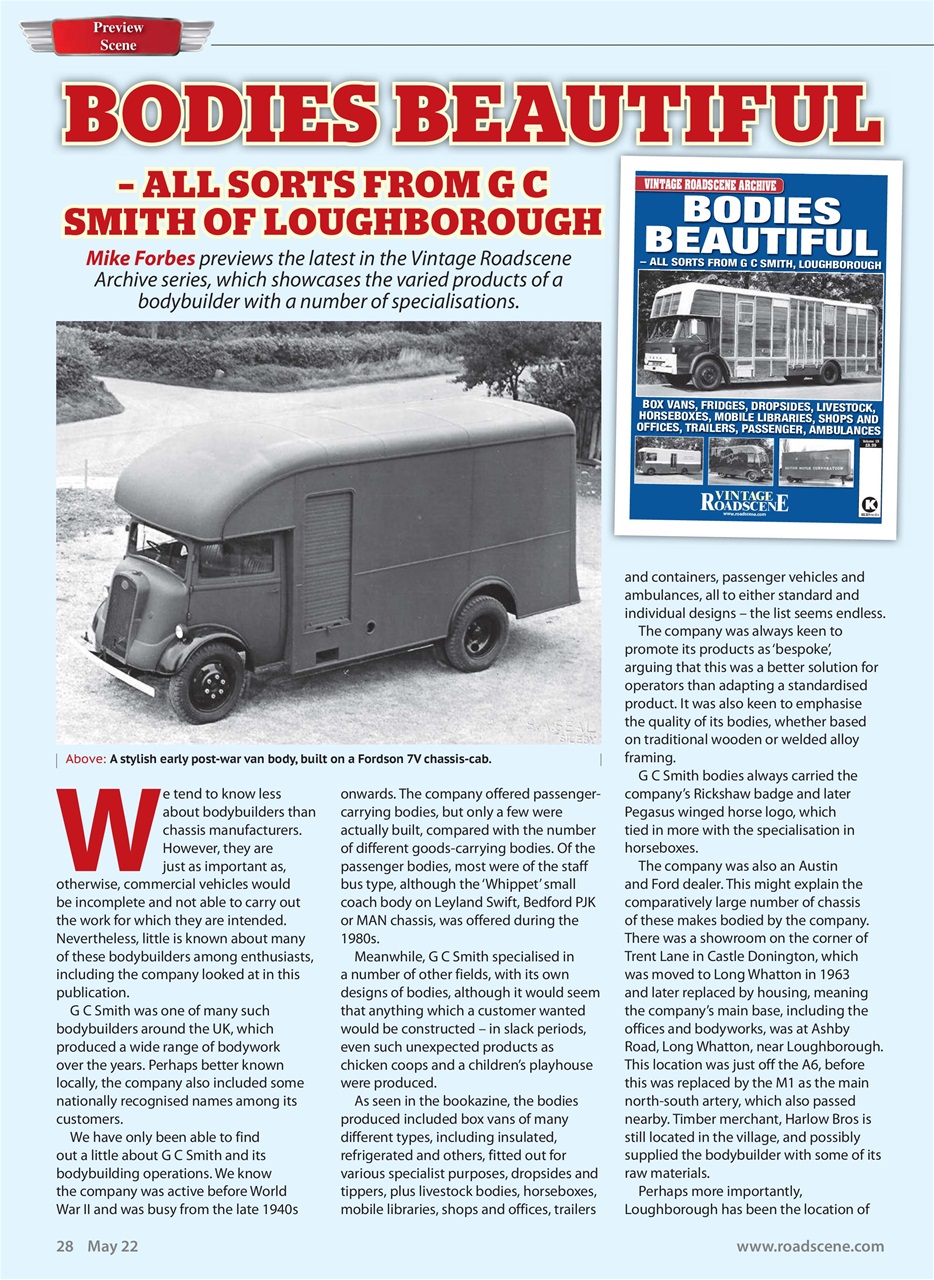 Vintage Roadscene Preview Pages