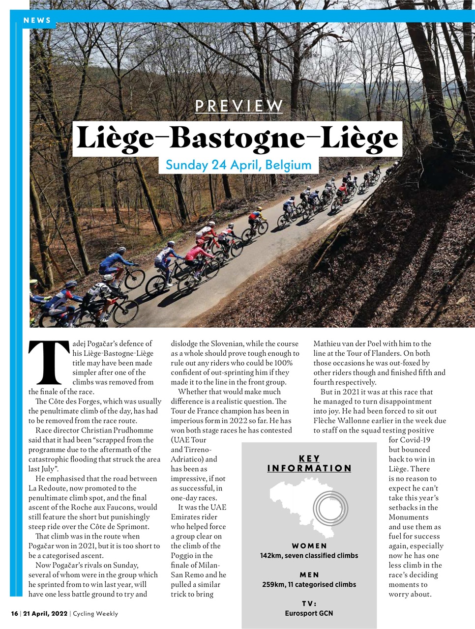Cycling Weekly Preview Pages
