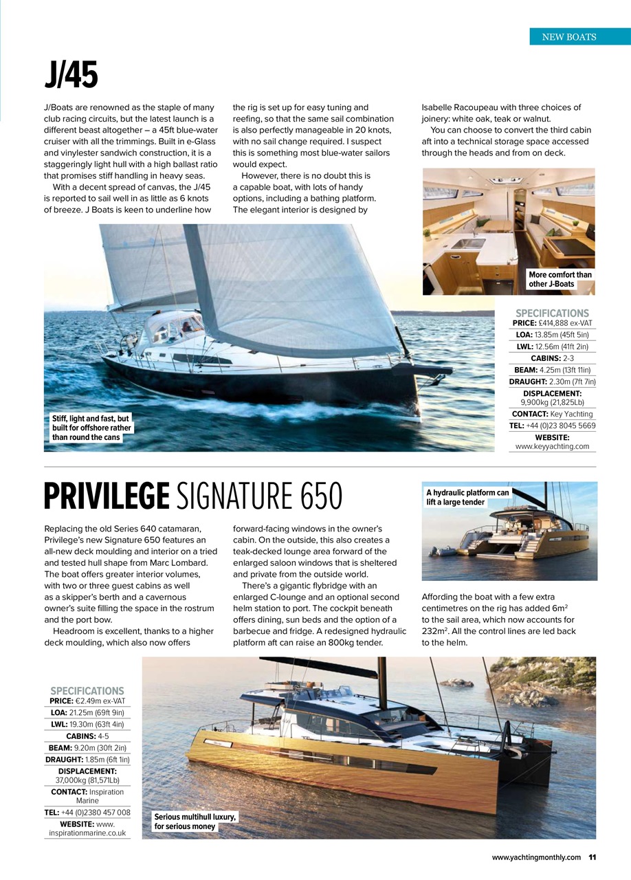 Yachting Monthly Preview Pages