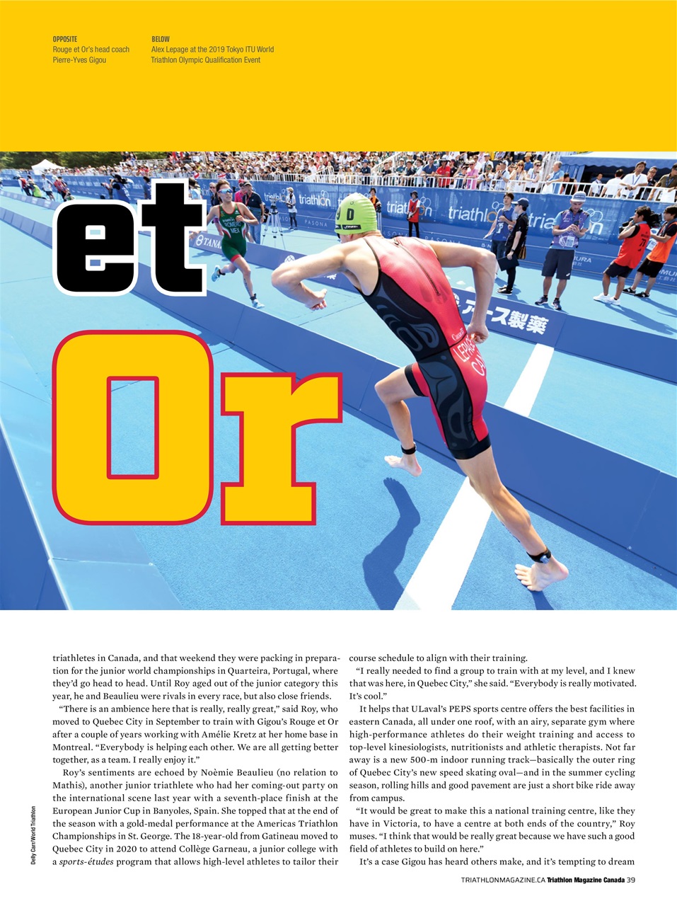 Triathlon Magazine Canada Preview Pages
