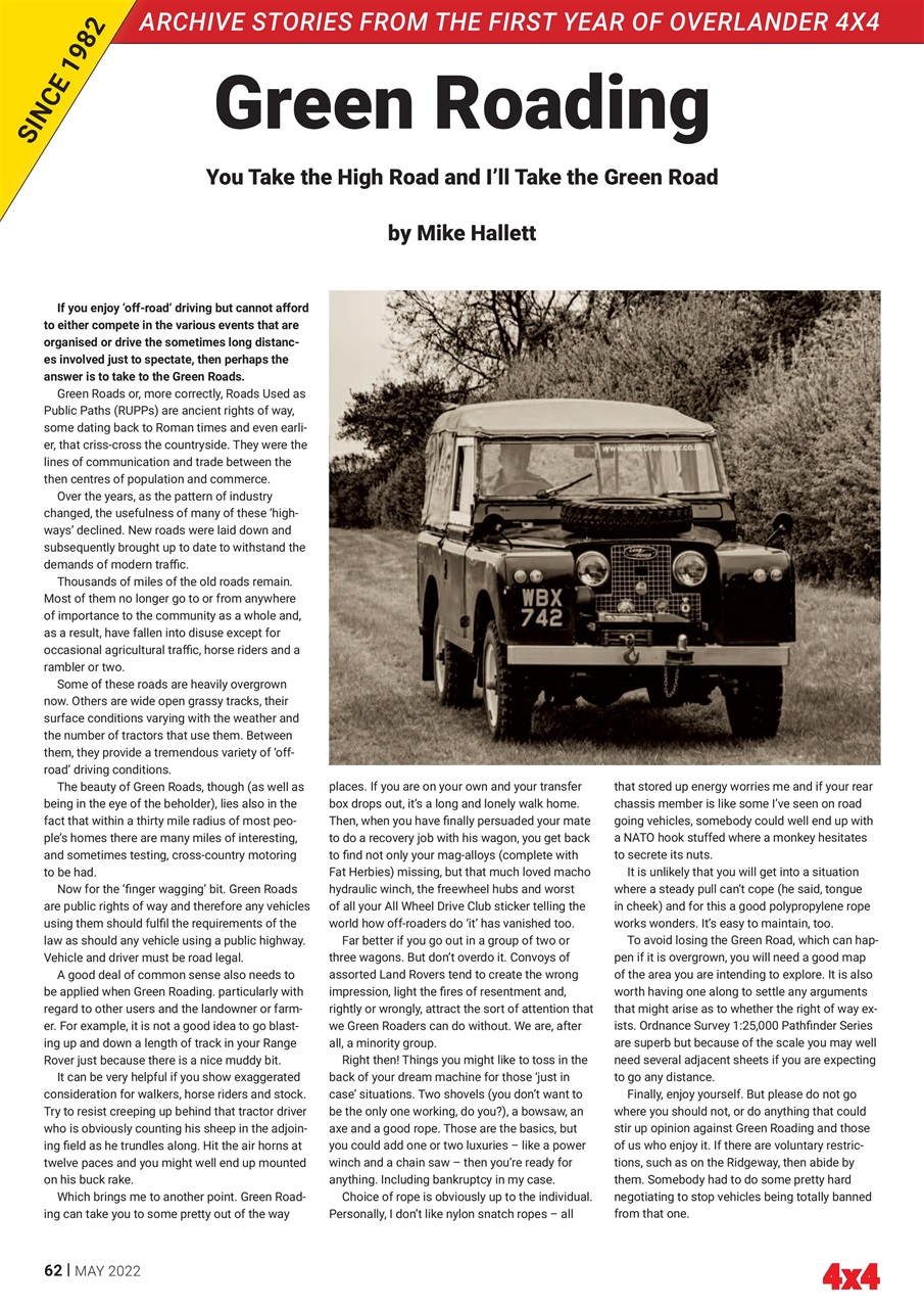 Overlander 4X4 Preview Pages