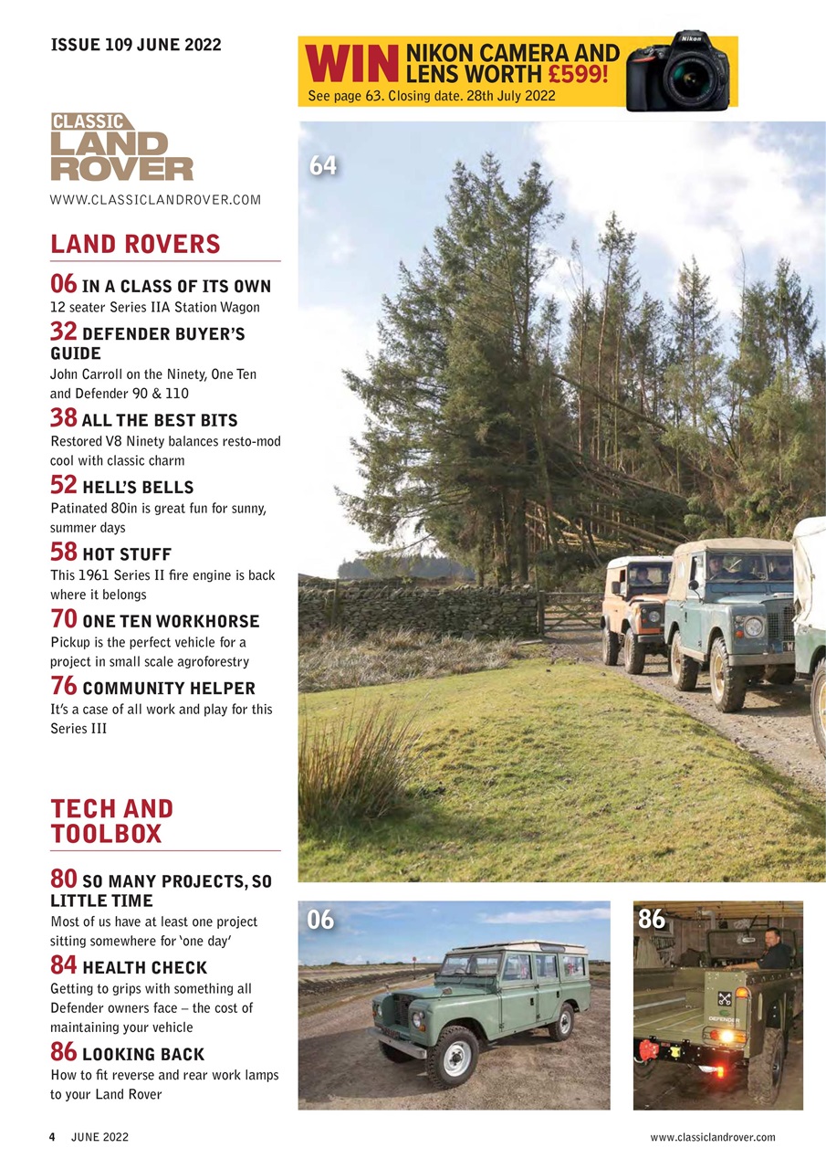Classic Land Rover Magazine Preview Pages