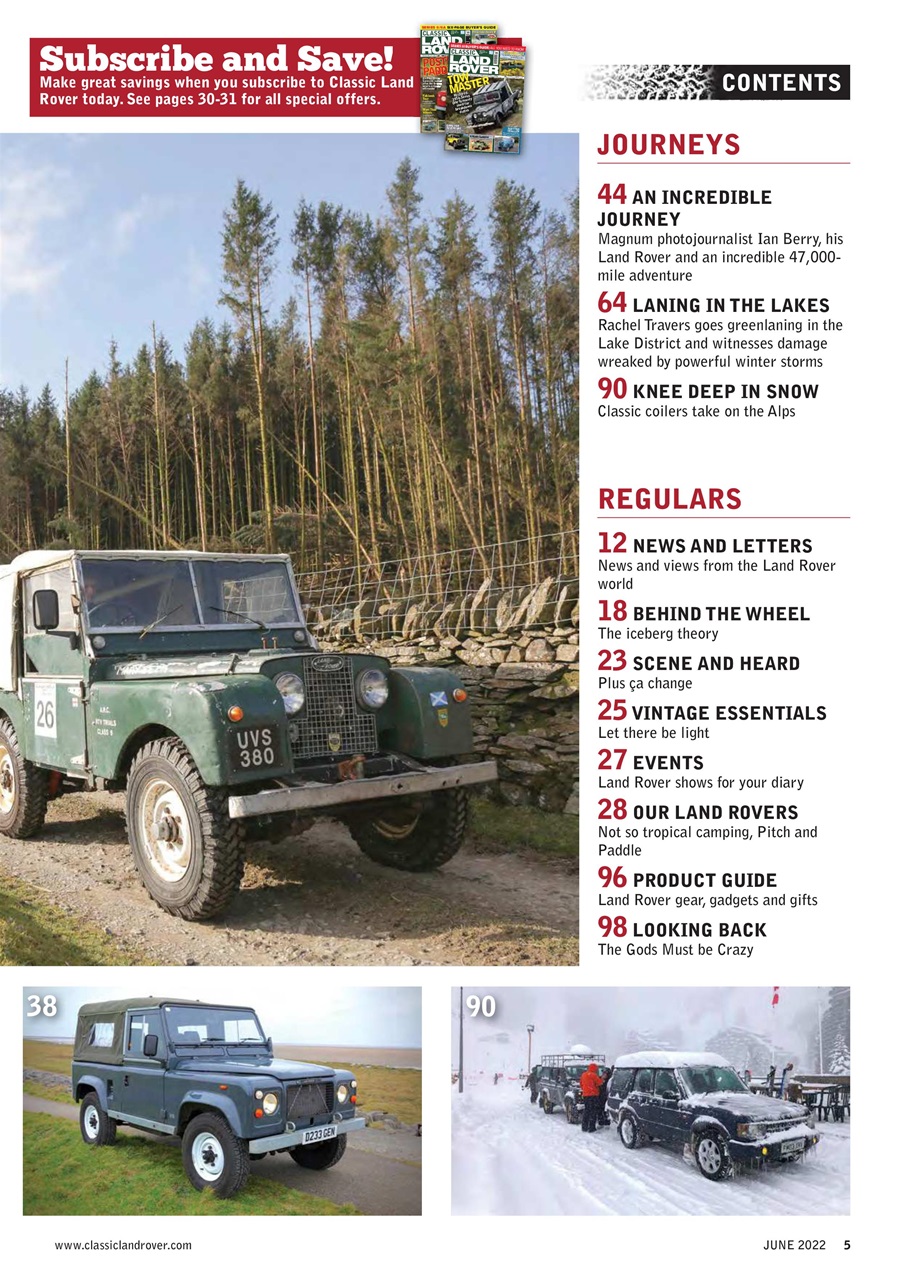 Classic Land Rover Magazine Preview Pages