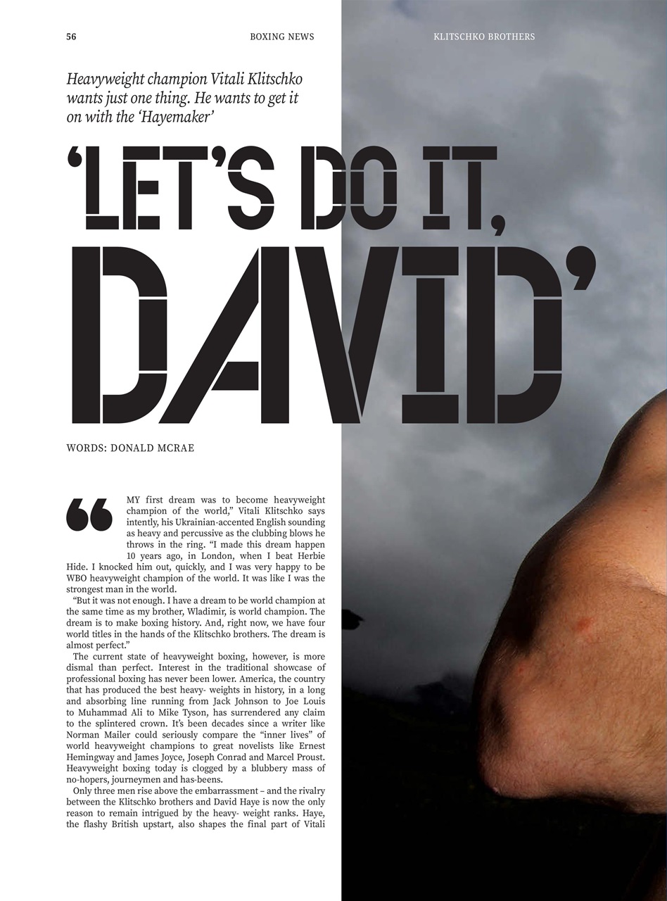 Boxing News Presents Preview Pages