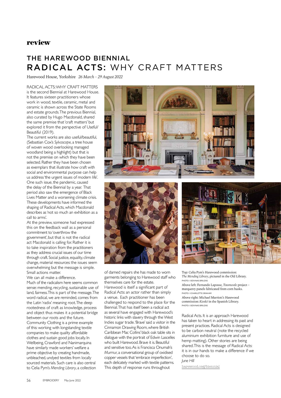 Embroidery Magazine Preview Pages