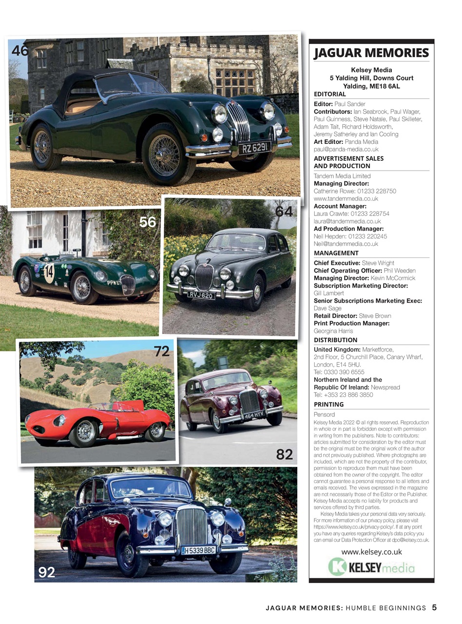 Jaguar Memories Preview Pages