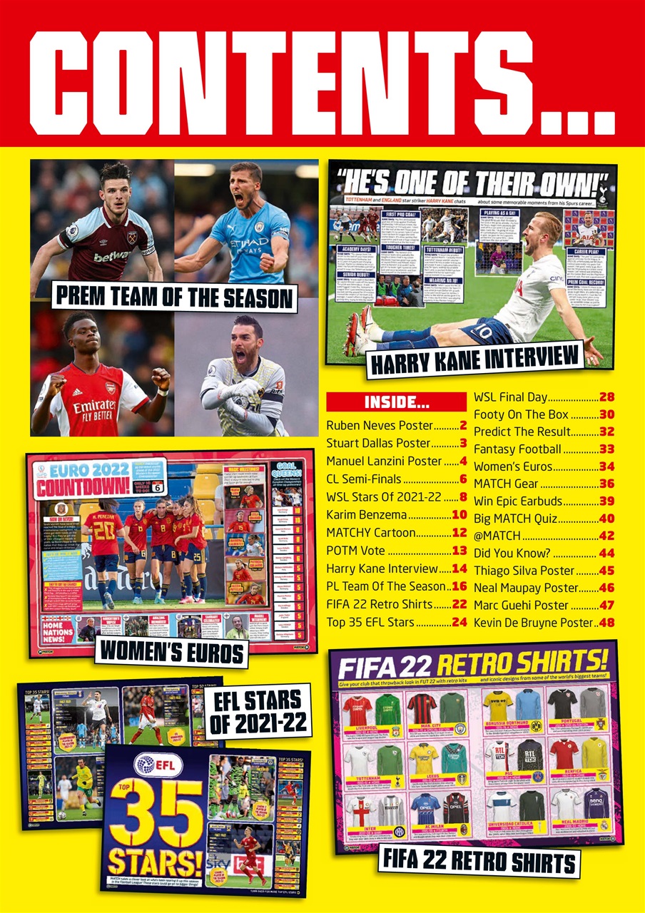 Match Preview Pages