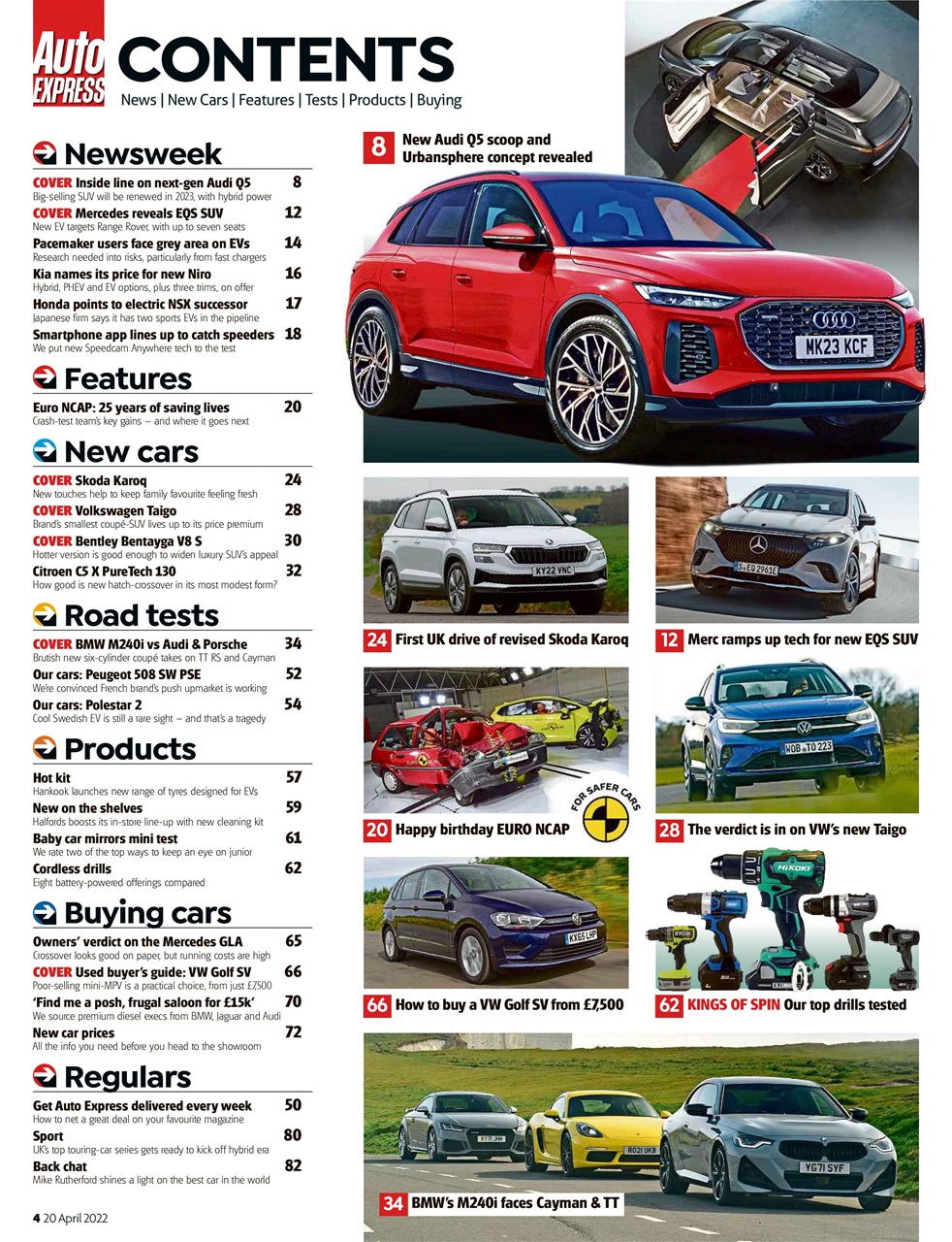 Auto Express Preview Pages