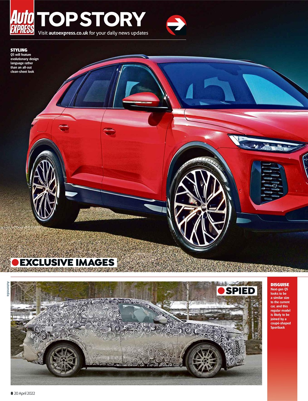Auto Express Preview Pages