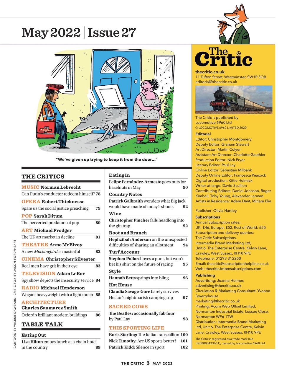 The Critic Preview Pages