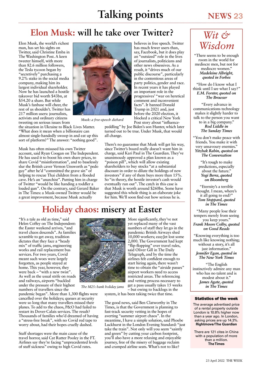 The Week Preview Pages