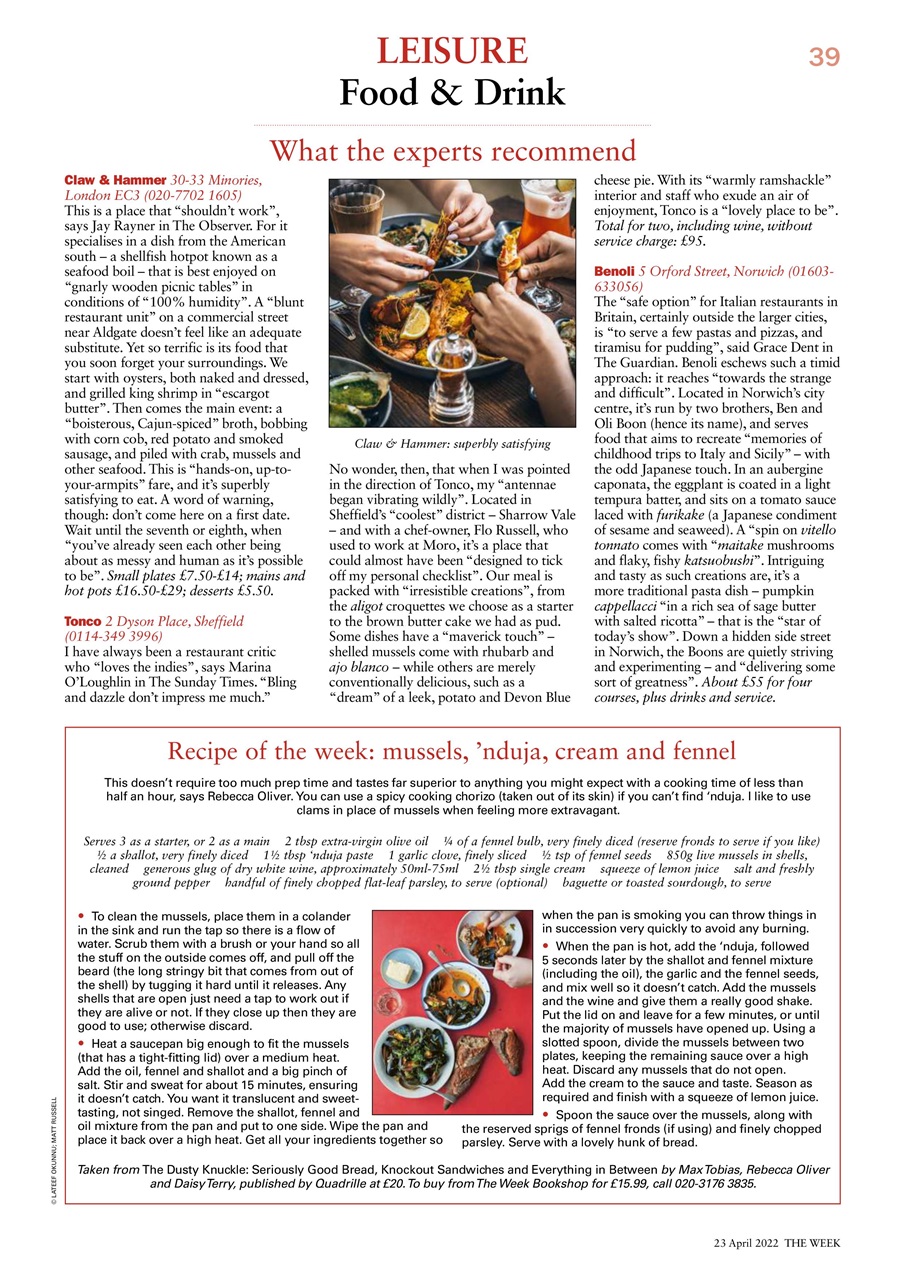 The Week Preview Pages