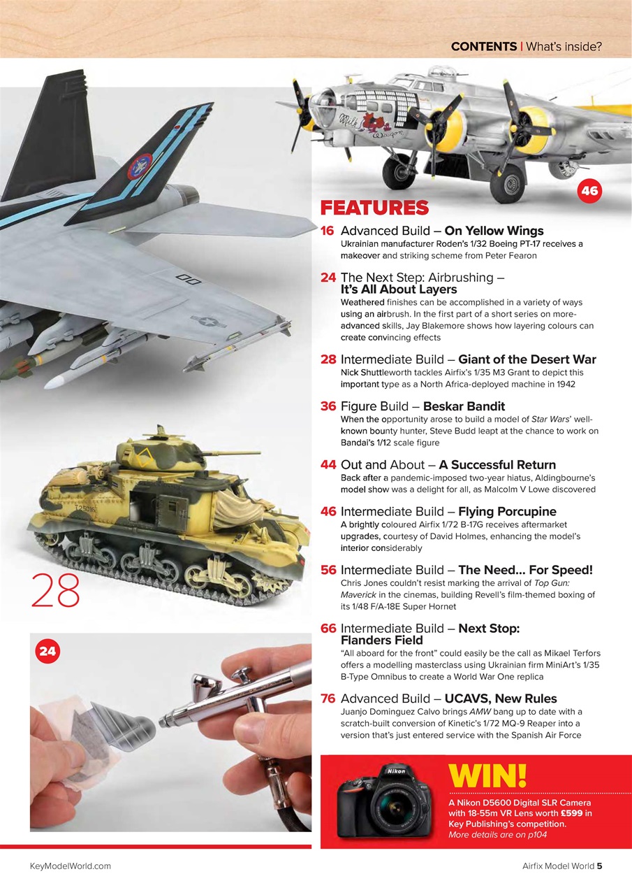 Airfix Model World Preview Pages