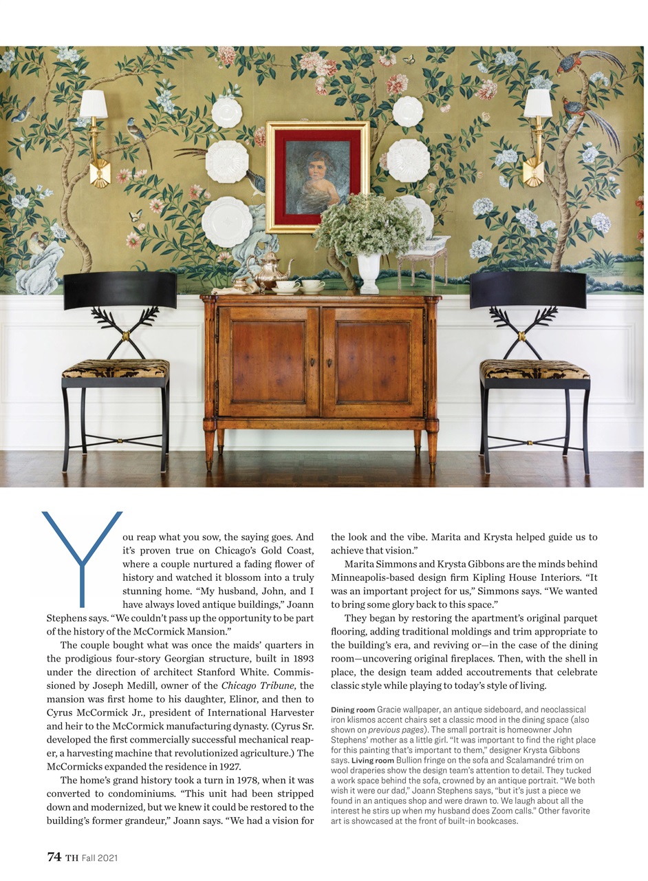 Traditional Home Preview Pages