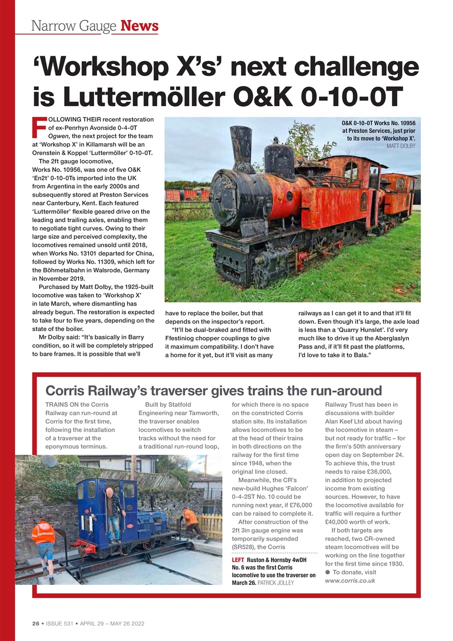 Steam Railway Preview Pages