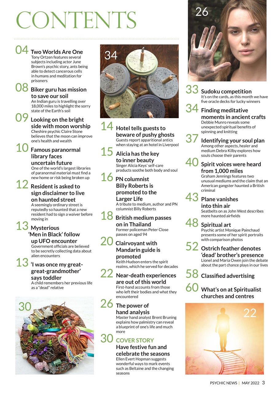 Psychic News Preview Pages