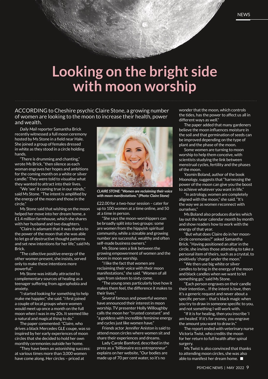 Psychic News Preview Pages