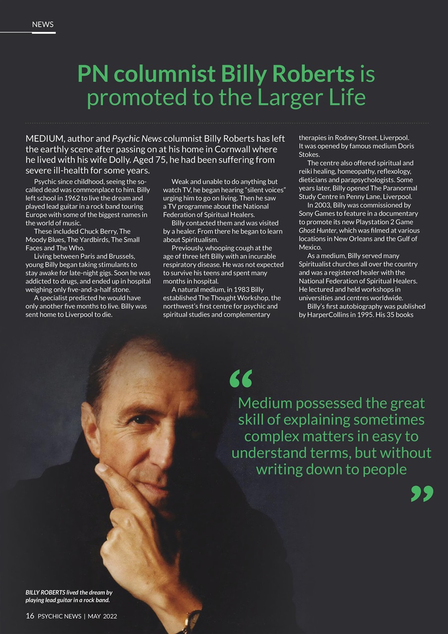 Psychic News Preview Pages