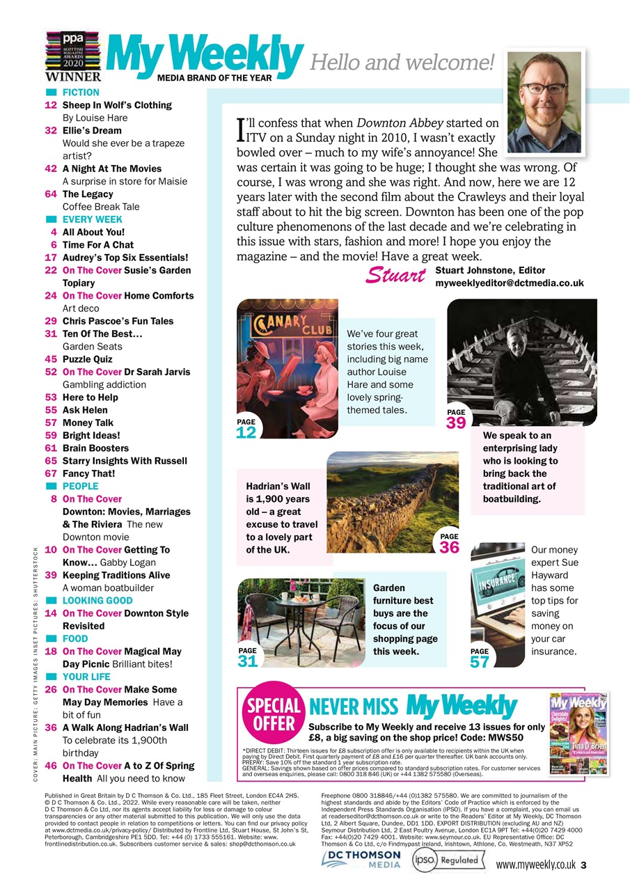 My Weekly Preview Pages