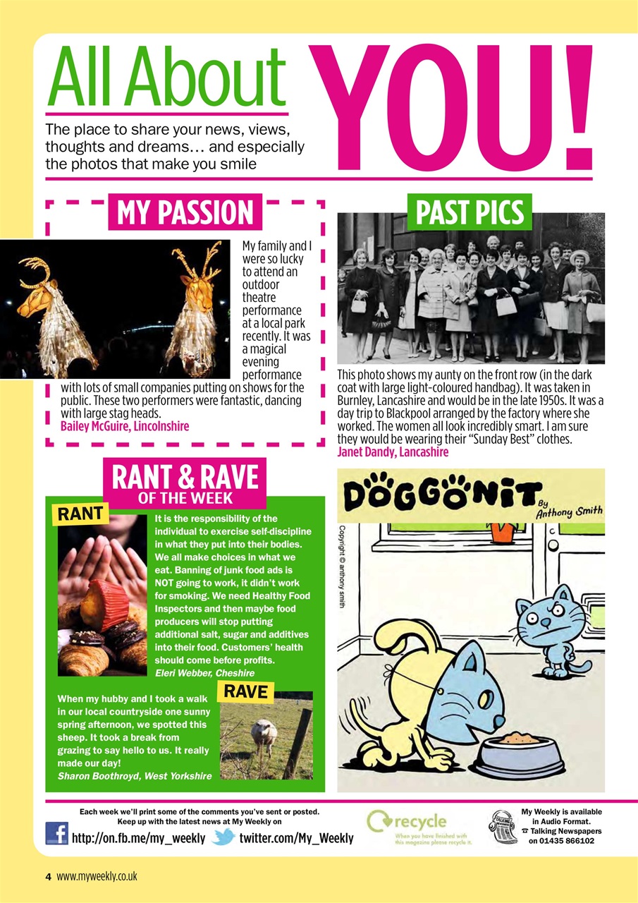 My Weekly Preview Pages