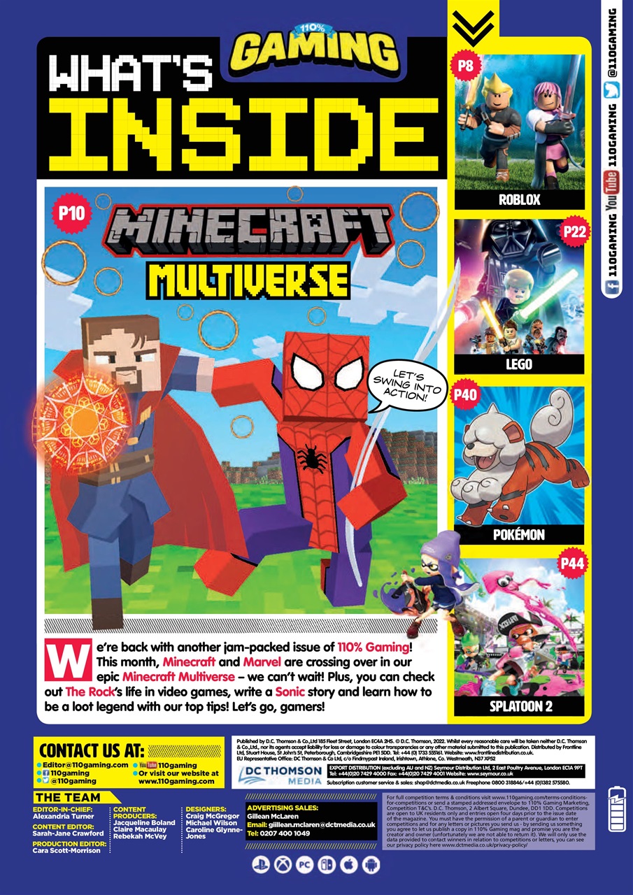 110% Gaming Preview Pages