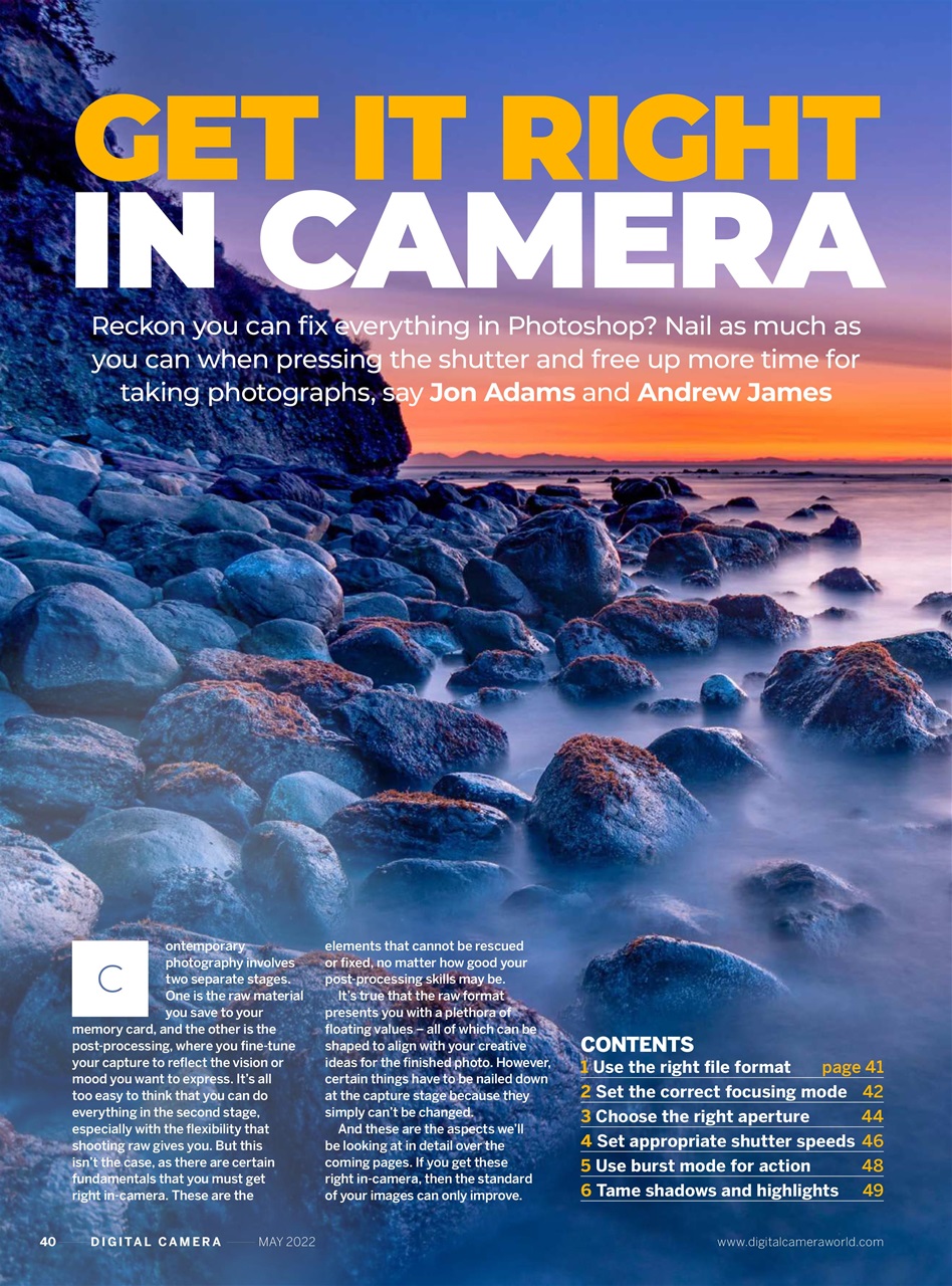 Digital Camera Magazine Preview Pages