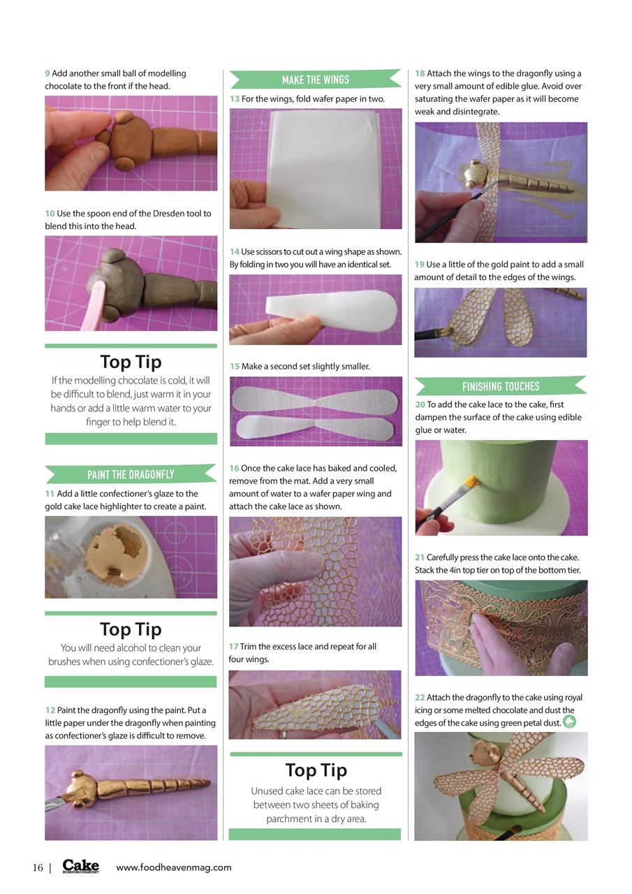 Cake Decoration & Sugarcraft Magazine Preview Pages