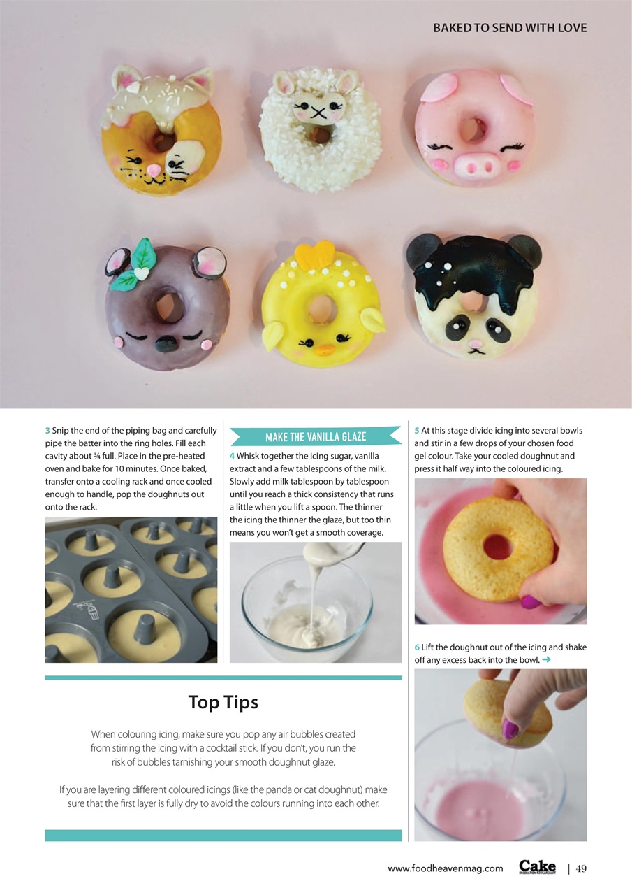 Cake Decoration & Sugarcraft Magazine Preview Pages