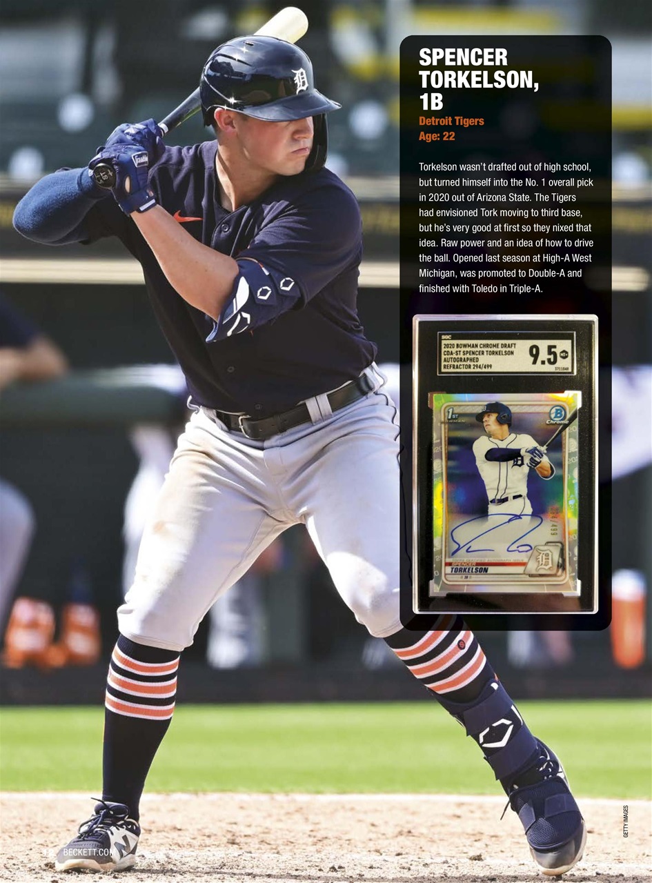 Beckett Baseball Magazine Preview Pages