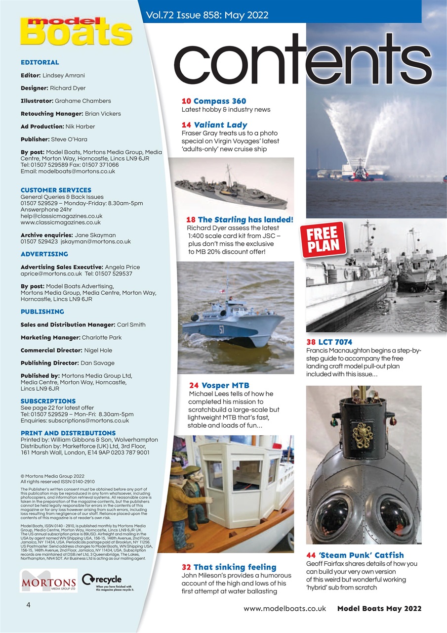 Model Boats Preview Pages