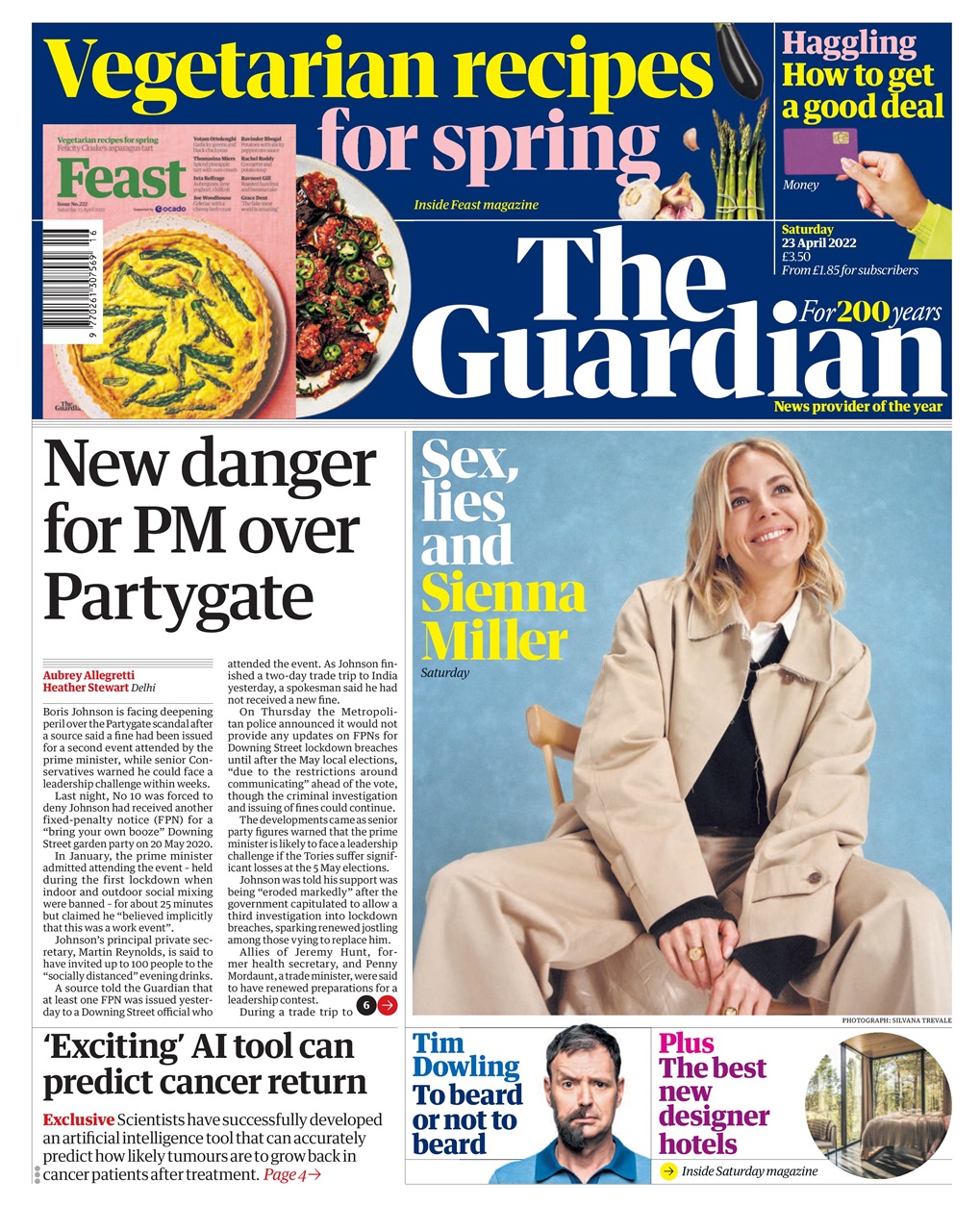 The Guardian Newspaper Preview Pages