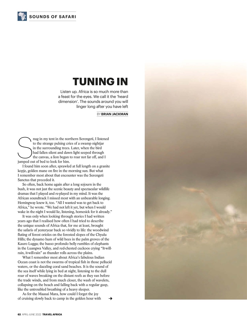 Travel Africa Preview Pages