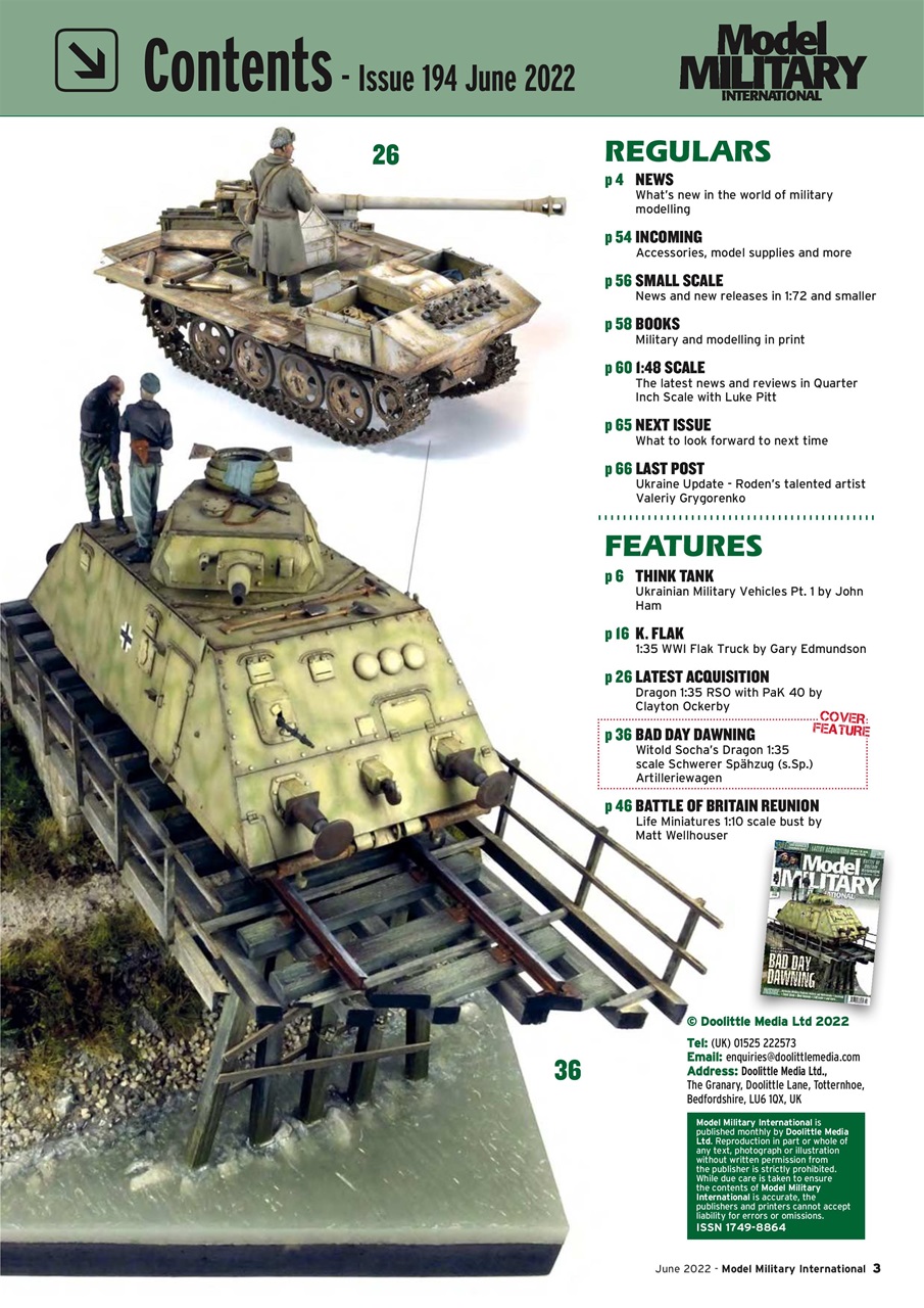 Military Modelling International Magazine Preview Pages