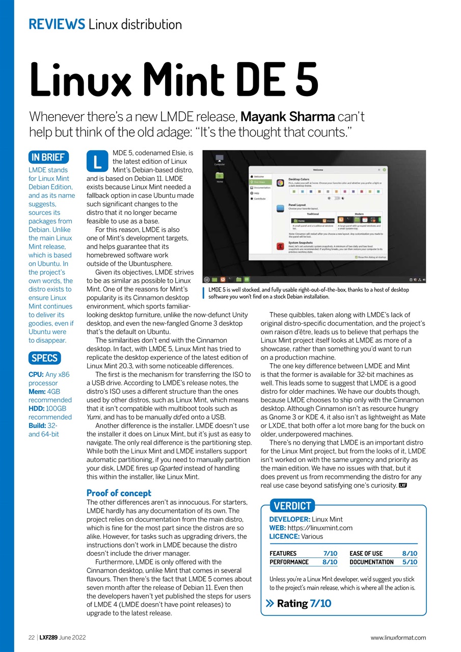 Linux Format Preview Pages