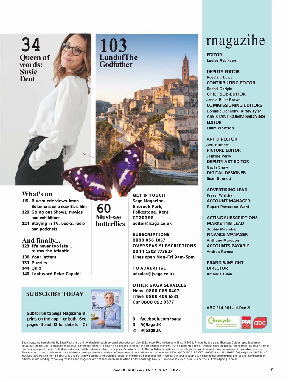 Saga Magazine Preview Pages