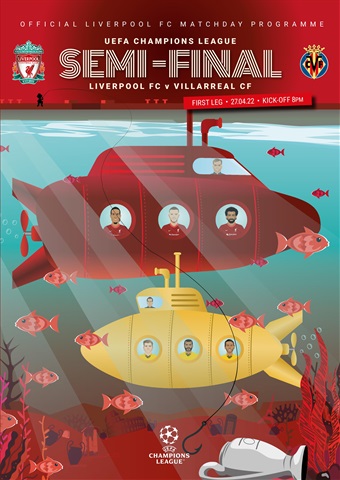 Liverpool FC Programmes issue vs Villarreal CL 21/22