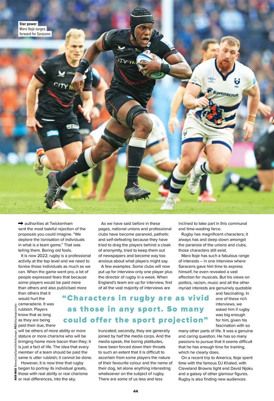 Rugby World Preview Pages