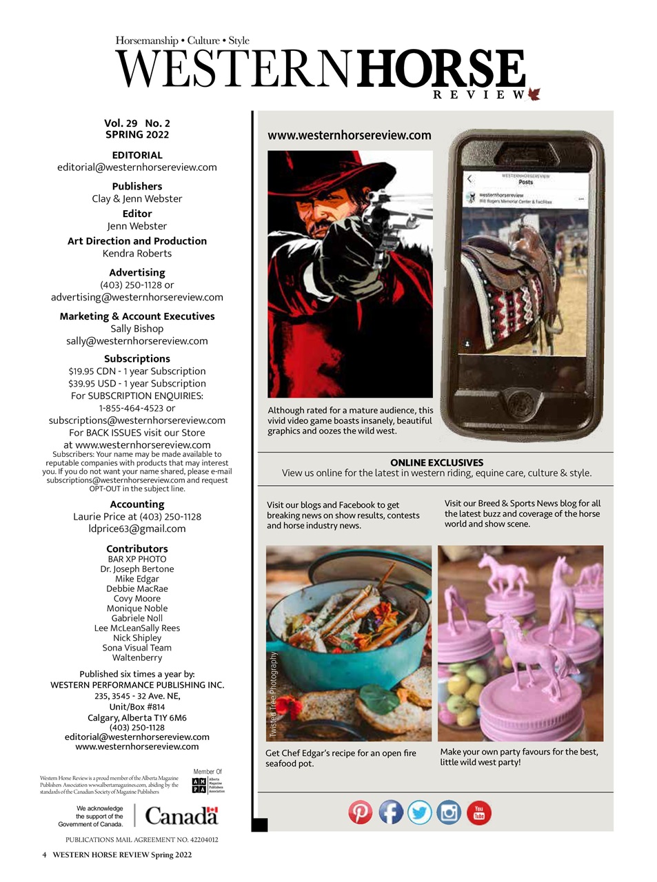 Western Horse Review Preview Pages