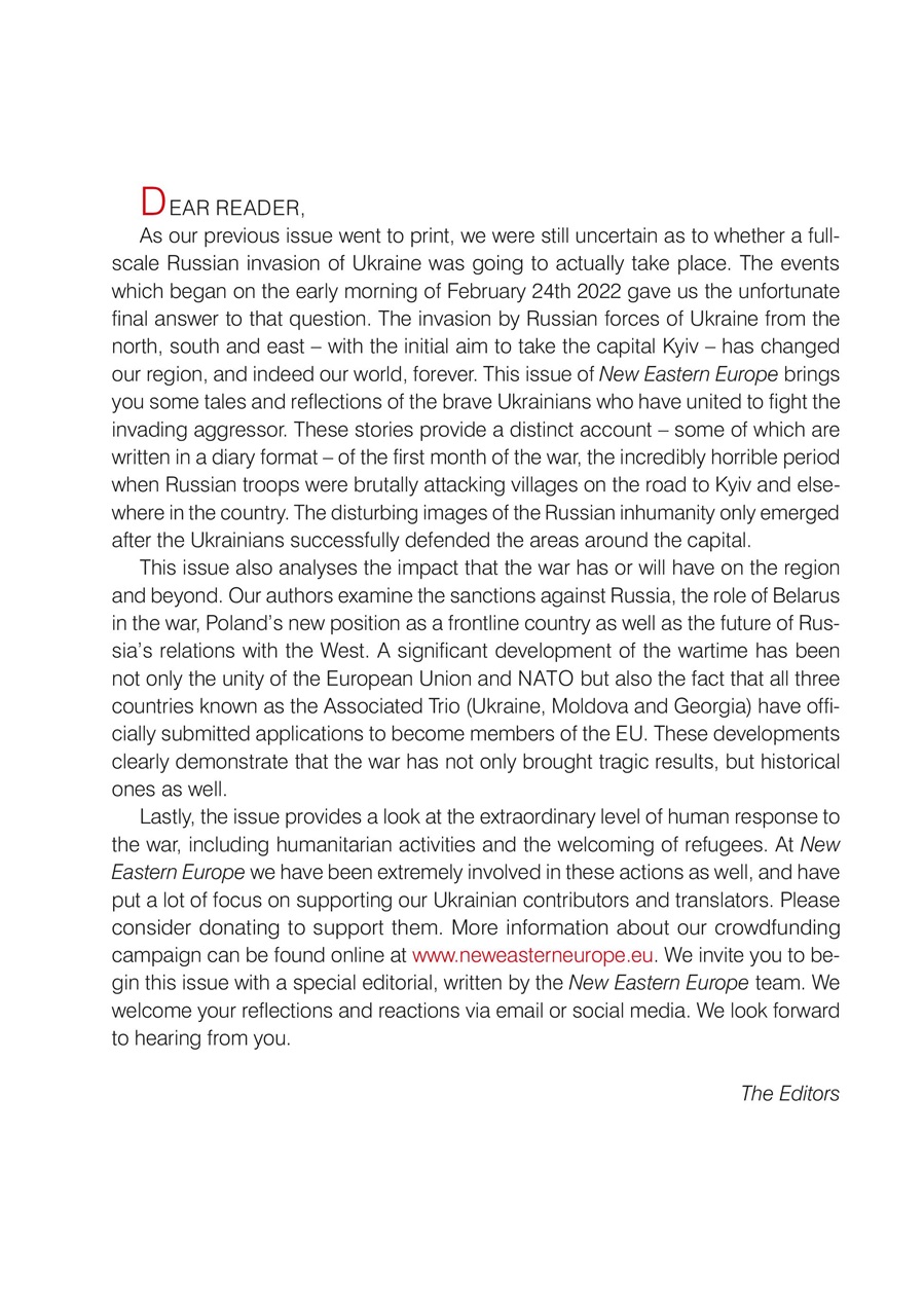 New Eastern Europe Preview Pages