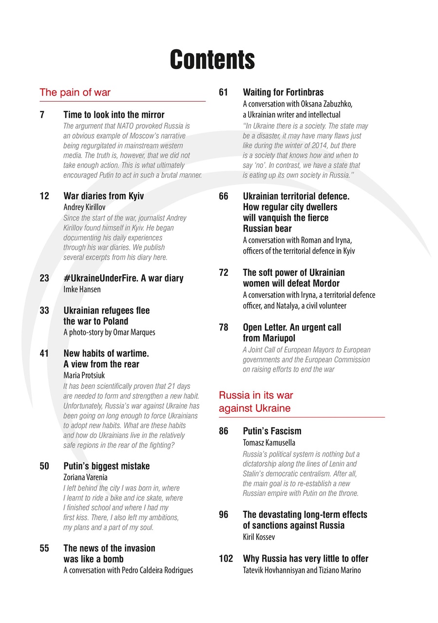 New Eastern Europe Preview Pages